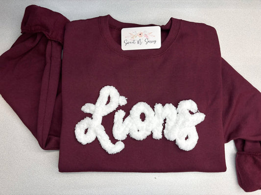 LIONS YARN SWEATSHIRT